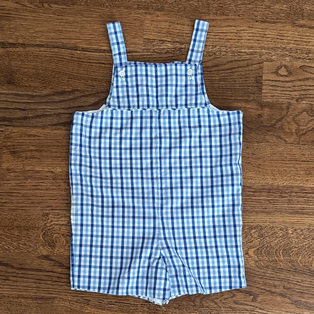 Little English Blue Plaid Hampton Shortall